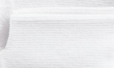 Shop Hue Assorted 3-pack Arch Hug Cotton Blend Liner Socks In White Pack
