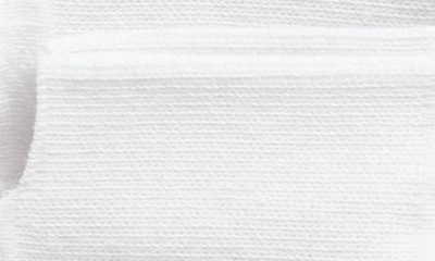 Hue Assorted 3-pack Arch Hug Cotton Blend Liner Socks In White Pack