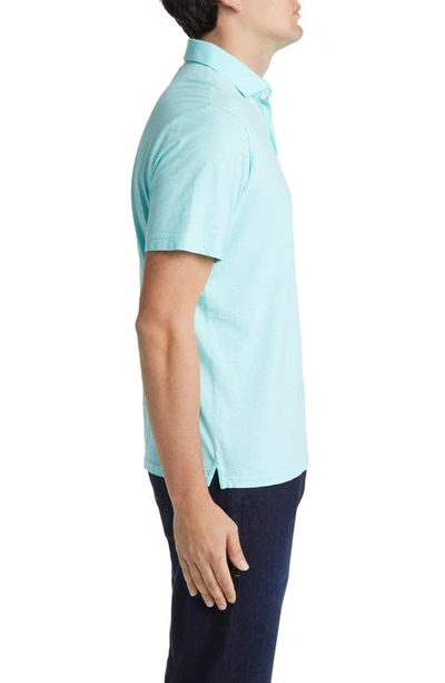 Shop Peter Millar Crown Crafted Journeyman Pima Cotton Polo In North Sky