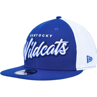 Shop New Era Royal Kentucky Wildcats Outright 9fifty Snapback Hat