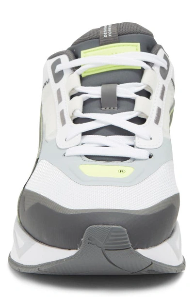 Shop Puma Mirage Sport Heritage Sneaker In  White-fast Yellow