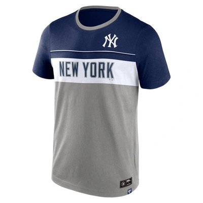 Shop Fanatics Branded Gray New York Yankees Claim The Win T-shirt