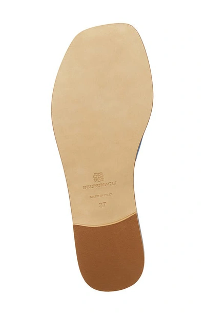 Bruno Magli Francis Slide Sandal In Cobalt Blue