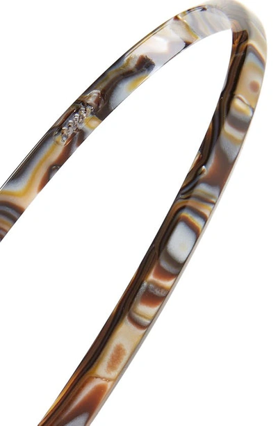 France Luxe Ultracomfort Thin Headband In Onyx