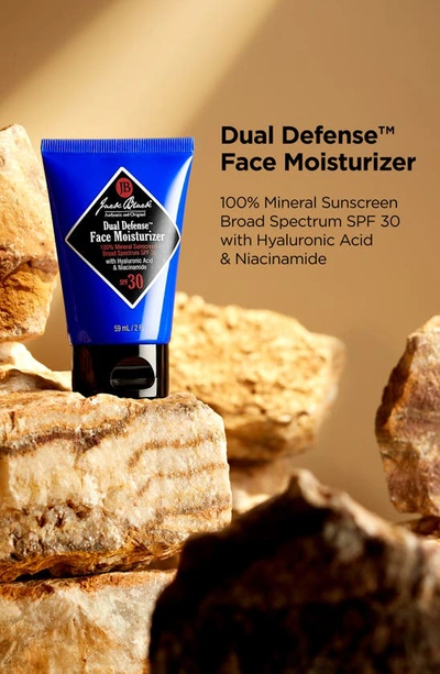 Jack Black Dual Defense Face Moisturizer 100% Mineral Sunscreen Spf 30, 2 Oz.