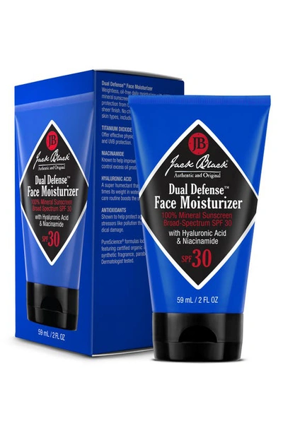 Jack Black Dual Defense Face Moisturizer 100% Mineral Sunscreen Spf 30, 2 Oz.