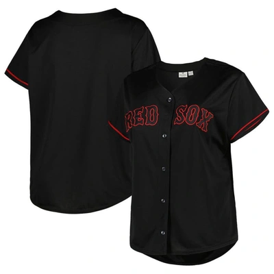 Profile Black Boston Red Sox Big & Tall Pop Fashion Jersey