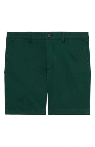 Shop Theory Zaine Stretch Cotton Chino Shorts In Cyprss