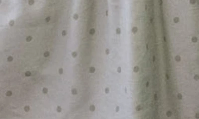 Blu Pepper Polka Dot Tie Strap Midi Dress In Sage