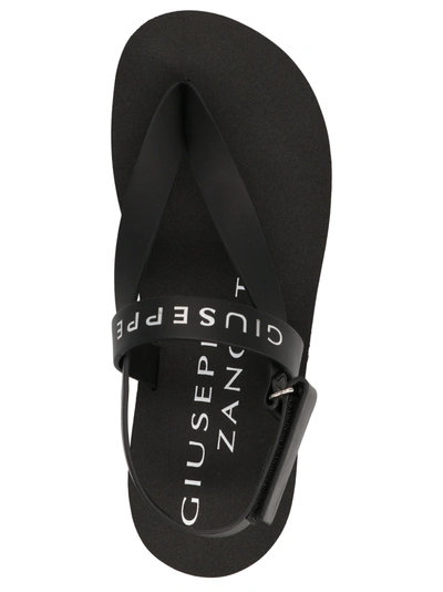 Shop Giuseppe Zanotti 'sandiego' Sandals In Black