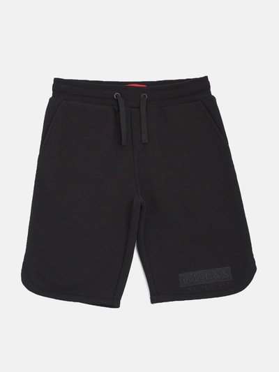 Shop Guess Factory Davide Drawstring Shorts (2-6) In Black