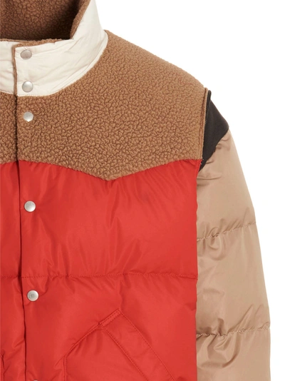 Shop Undercover Colorblock Puffer Jacket