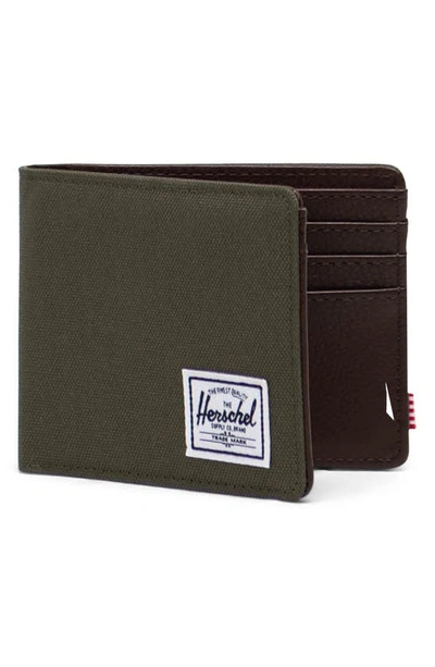 Shop Herschel Supply Co Hank Rfid Bifold Wallet In Ivy Green