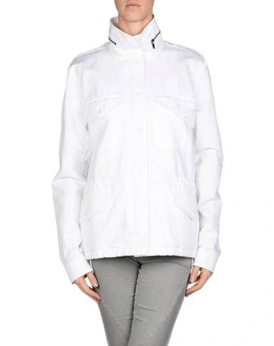 Shop Michael Kors Jacket In White