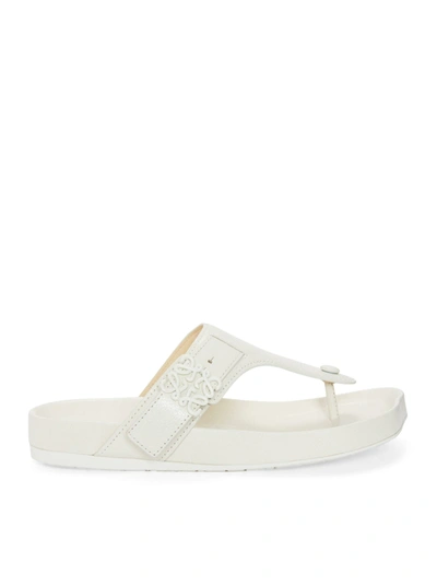 Shop Loewe Comfort Sandal In White