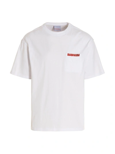 Shop Bluemarble T-shirt 'mauve Pocket'