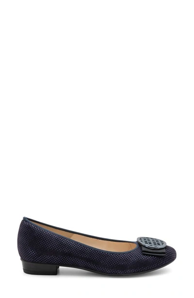 Shop Ara Bambi Flat In Dark Blue Puntikid