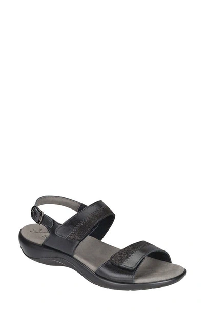 Shop Sas Nudu Sandal In Midnight