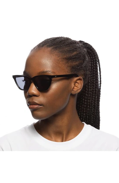 Le Specs Steadfast 51mm Gradient D-frame Sunglasses In Black