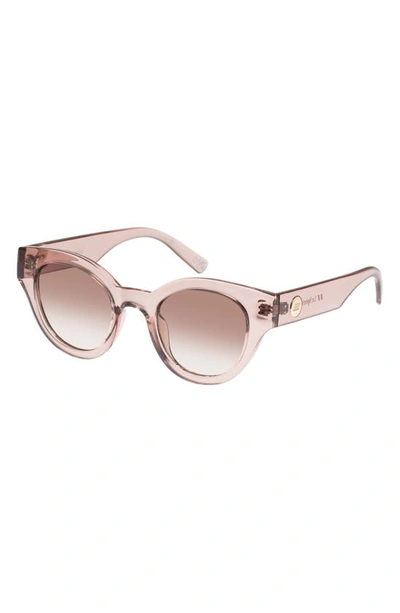 Le Specs Deja Nu 49mm Cat Eye Sunglasses In Rosewater