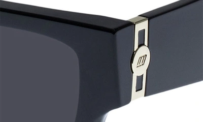 Shop Le Specs Polyblock 51mm D-frame Sunglasses In Black