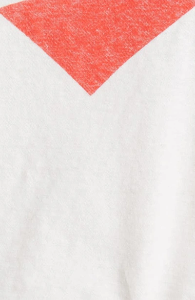 Re/done Classic Tee I Love My Mom In Vintage White