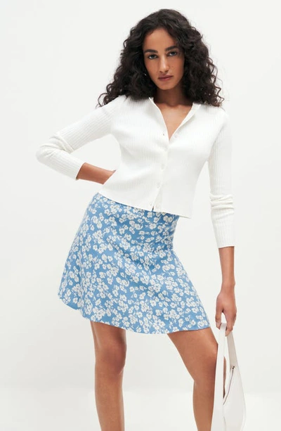 Shop Reformation Flounce Skirt In Daniella