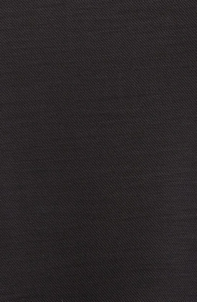 Zegna High Performance Wool Polo Shirt In Black