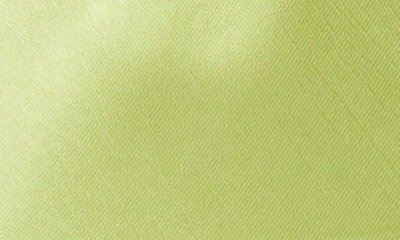 Shop Bec & Bridge Moondance Strapless Satin Maxi Dress In Chartreuse Green
