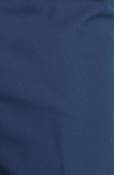 Berle Prime Poplin Flat Front Shorts In Navy