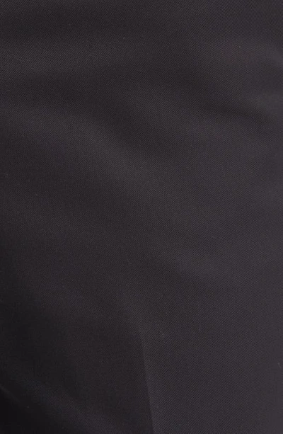 Shop Berle Microfiber Flat Front Shorts In Black