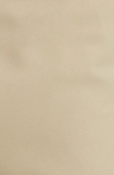 Berle Microfiber Flat Front Shorts In Tan