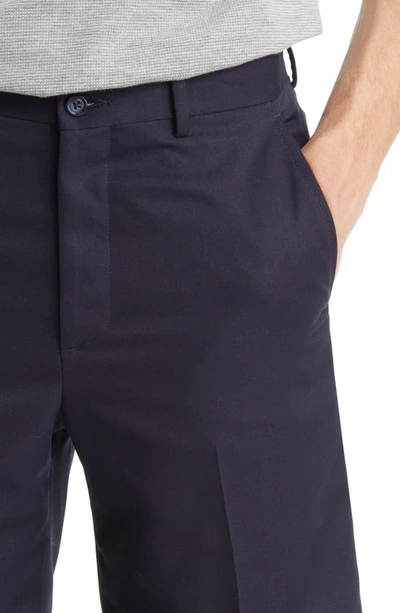 Berle Flat Front Shorts In Navy