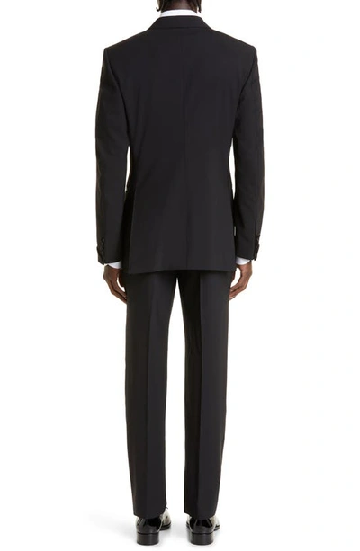 Tom Ford Mens Black Atticus-fit Stretch-wool Tuxedo Suit In Black