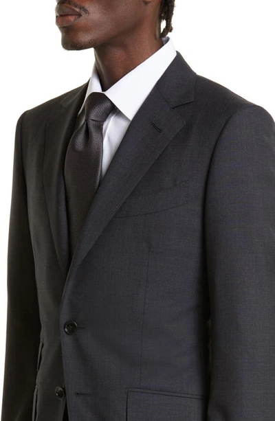 Shop Tom Ford O'connor Super 120s Wool Suit In Dark Grey