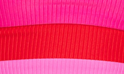 Beach Riot Eva Top In Fuchsia Red Neon Pink