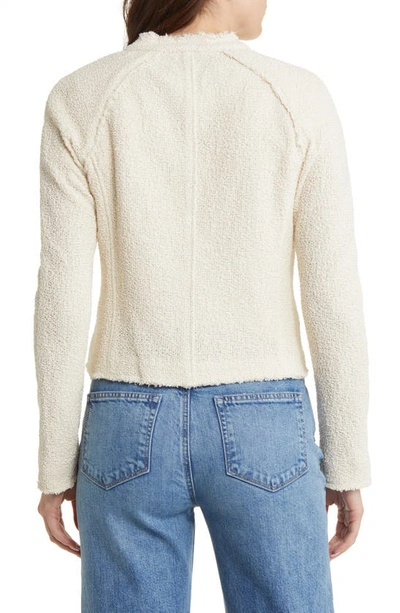 Shop Rag & Bone Marisa Tweed Jacket In Ecru