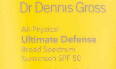 Shop Dr Dennis Gross Skincare All-physical Ultimate Defense Broad Spectrum Sunscreen Spf 50 Pa++++