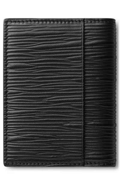 Shop Montblanc Meisterstück 4810 Leather Bifold Wallet In Black