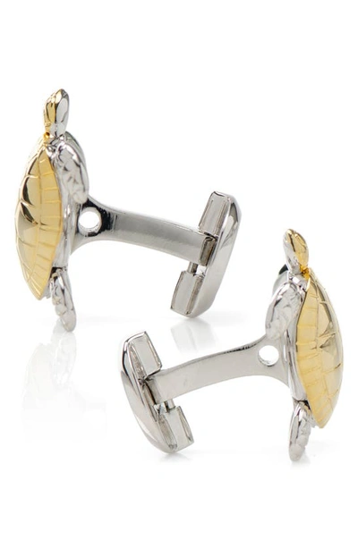 Shop Cufflinks, Inc Turtle Movement 3d Cuff Links In Gold