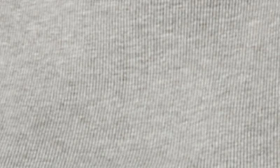 Michael Stars Amara Ruched Cowl Neck Rib T-shirt In Heather Grey