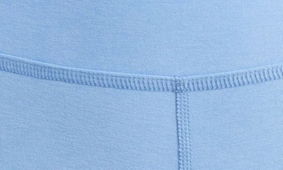 Beyond Yoga Caught In The Midi High-waist Space-dye Leggings In Flower Blue Heather
