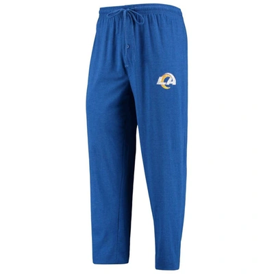 Shop Concepts Sport Royal/gold Los Angeles Rams Meter Long Sleeve T-shirt & Pants Sleep Set