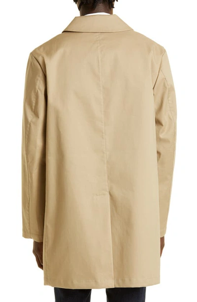 Mackintosh Cambridge Bonded Cotton Trench Coat In Fawn
