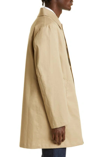 Mackintosh Cambridge Bonded Cotton Trench Coat In Fawn