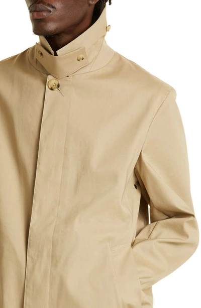 Mackintosh Cambridge Bonded Cotton Trench Coat In Fawn