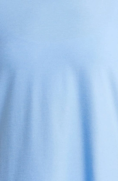 Beyond Yoga On The Down Low T-shirt In Flower Blue Heather