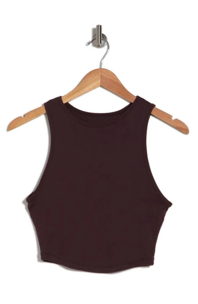 Shop Bella+canvas The Fitted Tank In Solid Java Blend