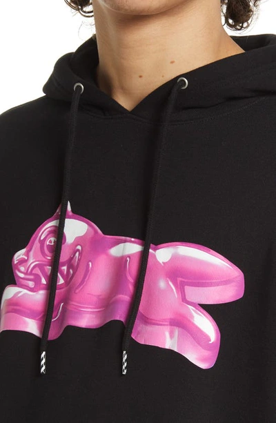 Ice Cream Bears Graphic Hoodie In Black
