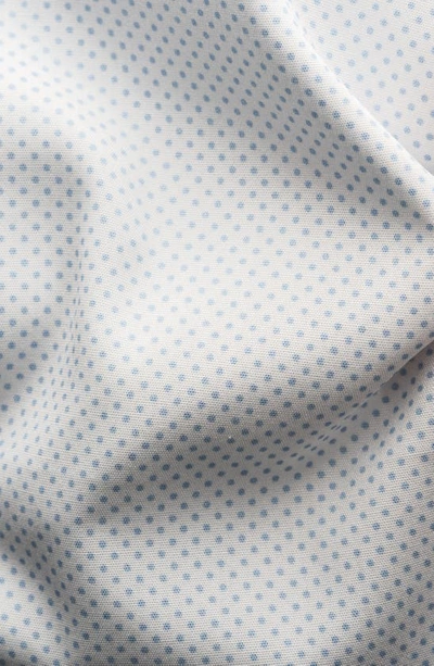 Shop Eton Slim Fit Polka Dot Dress Shirt In Lt/ Pastel Blue
